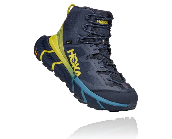 Hoka One One TenNine Hike GORE-TEX Mens UK - Blue / Green Hiking Boots - IABJN5432